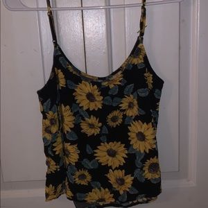 H&M sunflower tank top